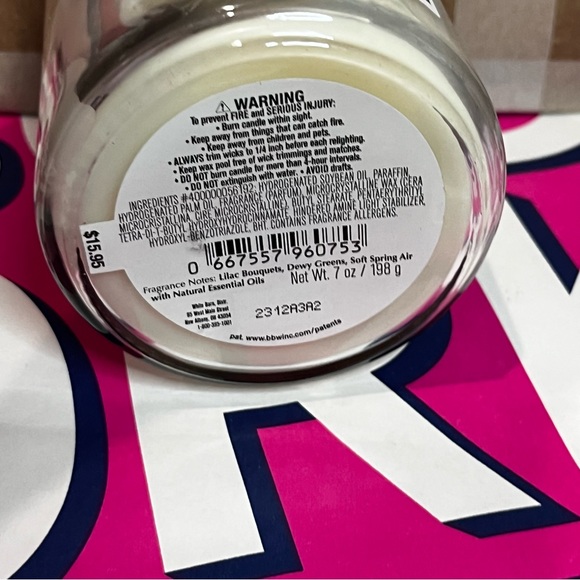 Fresh Cut Lilacs bath & body works single wick candle (bundle for a discount) - Picture 4 of 6